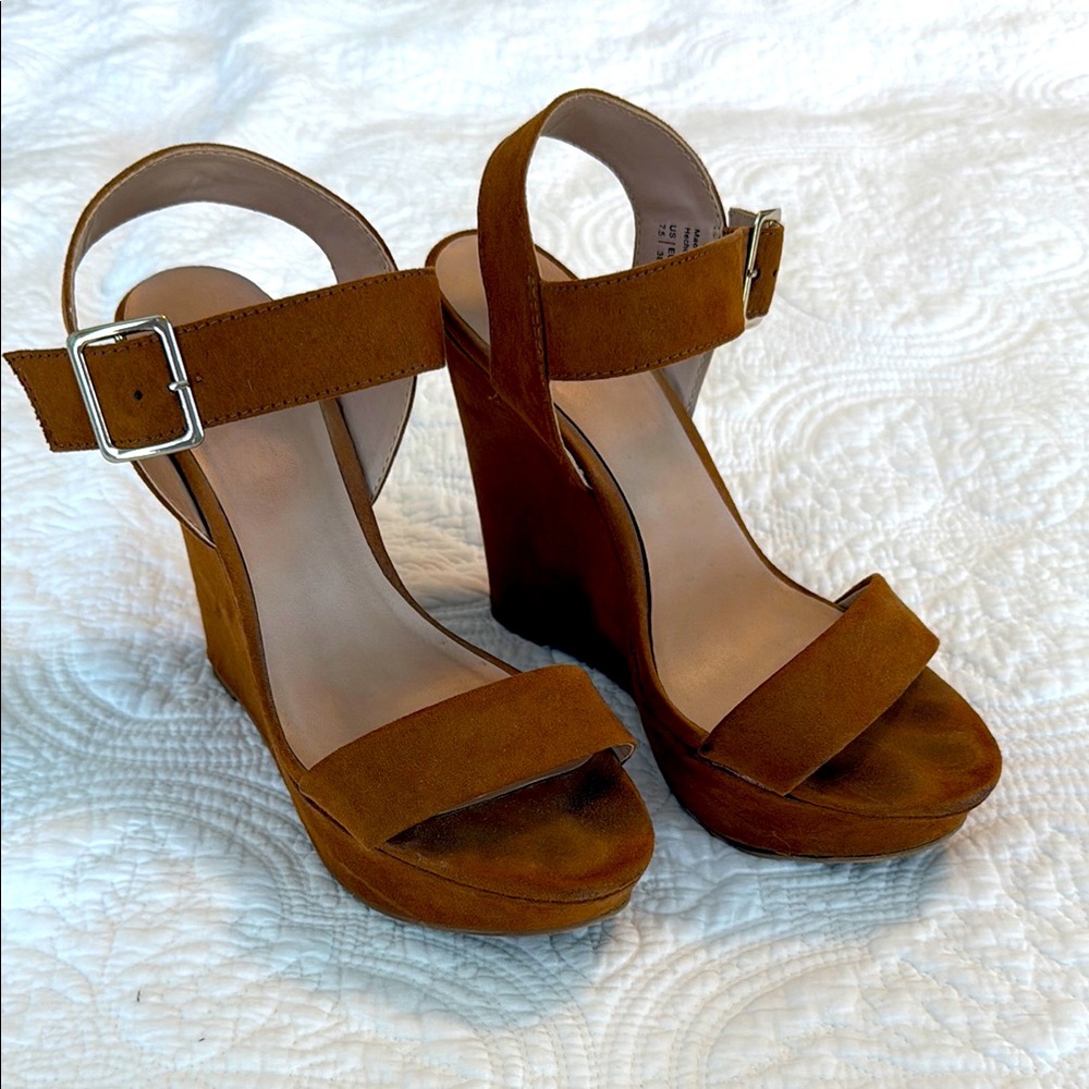 Mix No. 6 Faux Suede Wedges